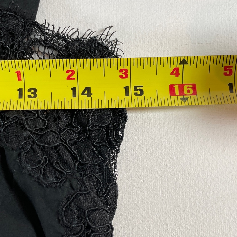 J.Crew Scotty Lace Inset Dress in Black Cotton Poplin - XXS - Picture 12 of 16